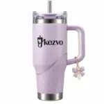 Kezvo Lavender Insulated Tumbler With Handle